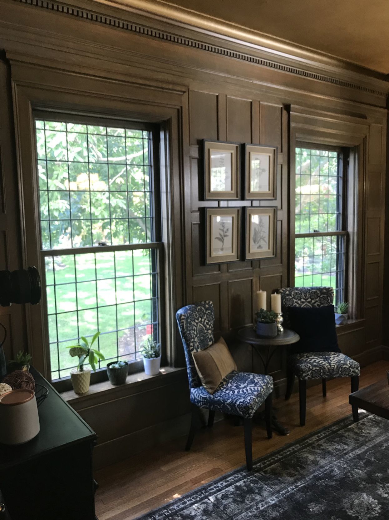 The dining room